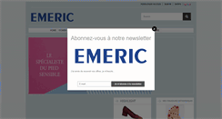 Desktop Screenshot of emeric-chaussure.fr